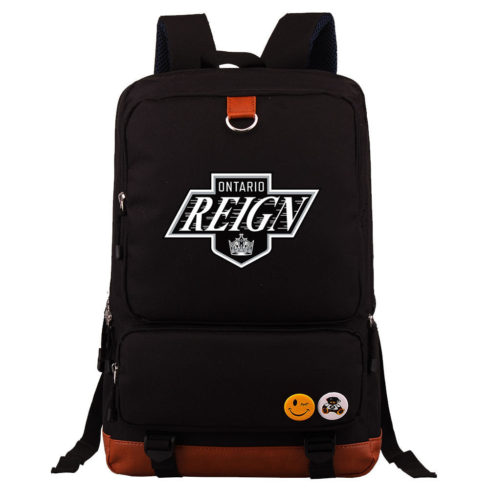 Ontario Reign Hockey Team Proof Backpack NoteBook Laptop School Bag
