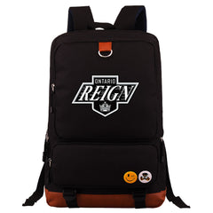 Ontario Reign Hockey Team Proof Backpack NoteBook Laptop School Bag