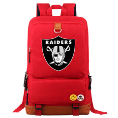 Oakland Raiders Football Team Rugby Proof Backpack NoteBook Laptop School Bag