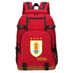 Uruguay National Football Team Waterproof Backpack School Notebook Travel Bag