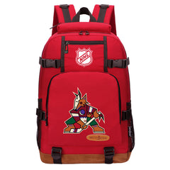 Arizona Coyotes Hockey League Waterproof Backpack School Notebook Travel Bag
