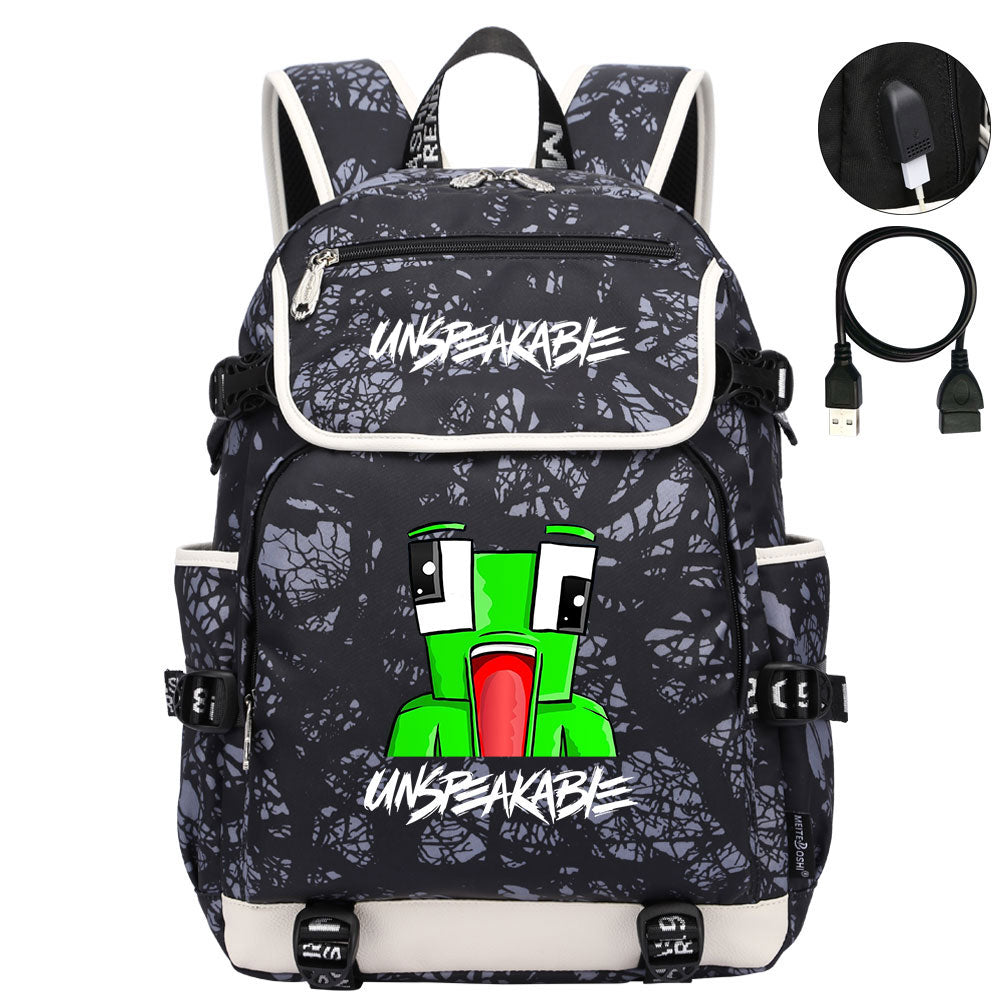 Game Unspeakable Backpack School Notebook Travel Bags