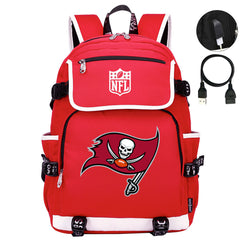Tampa Bay Buccaneers Football Rugby Backpack School Notebook Travel Bags
