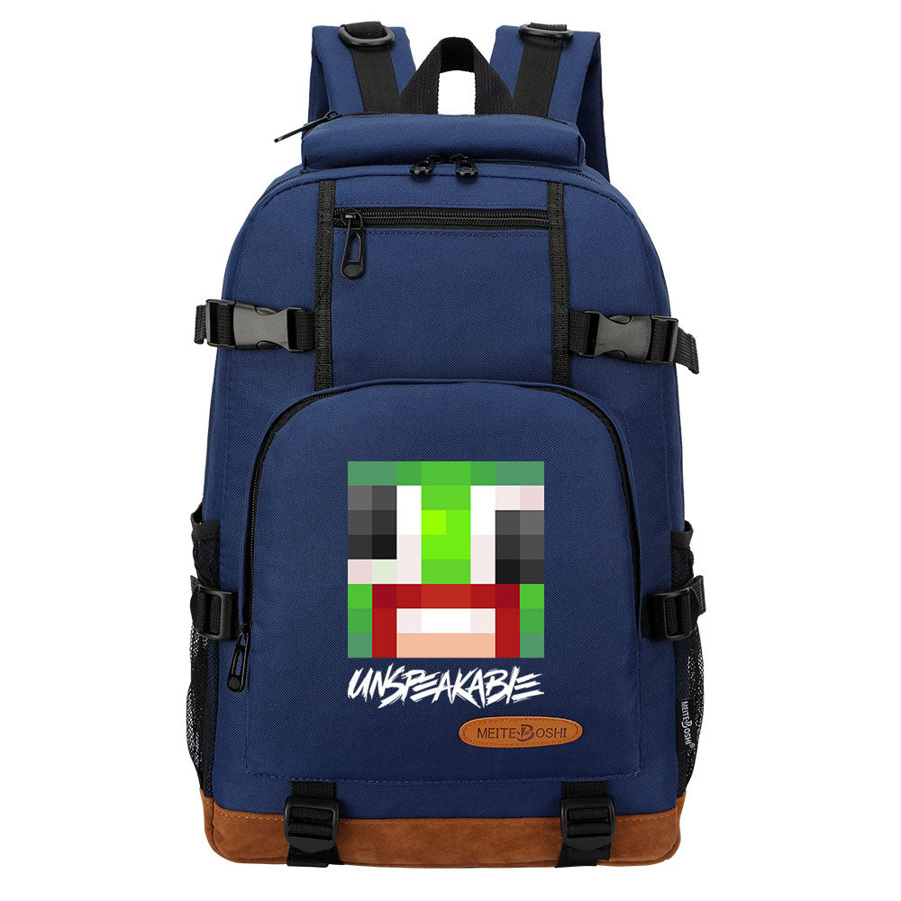 Game Unspeakable Frog Waterproof Backpack School Notebook Travel Bag