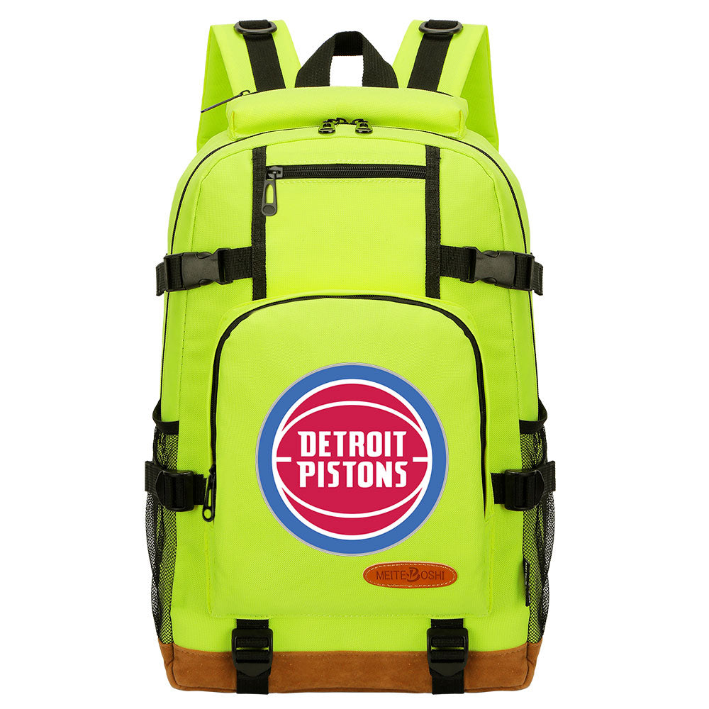 Detroit Pistons Waterproof Backpack School Notebook Travel Bag