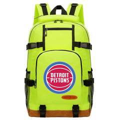 Detroit Pistons Waterproof Backpack School Notebook Travel Bag