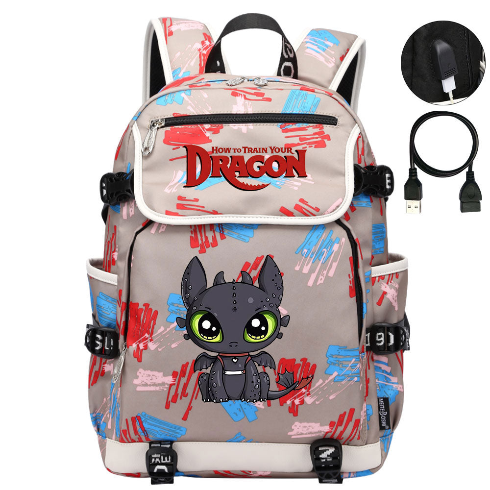 How to Train Your Dragon Backpack School Notebook Travel Bags