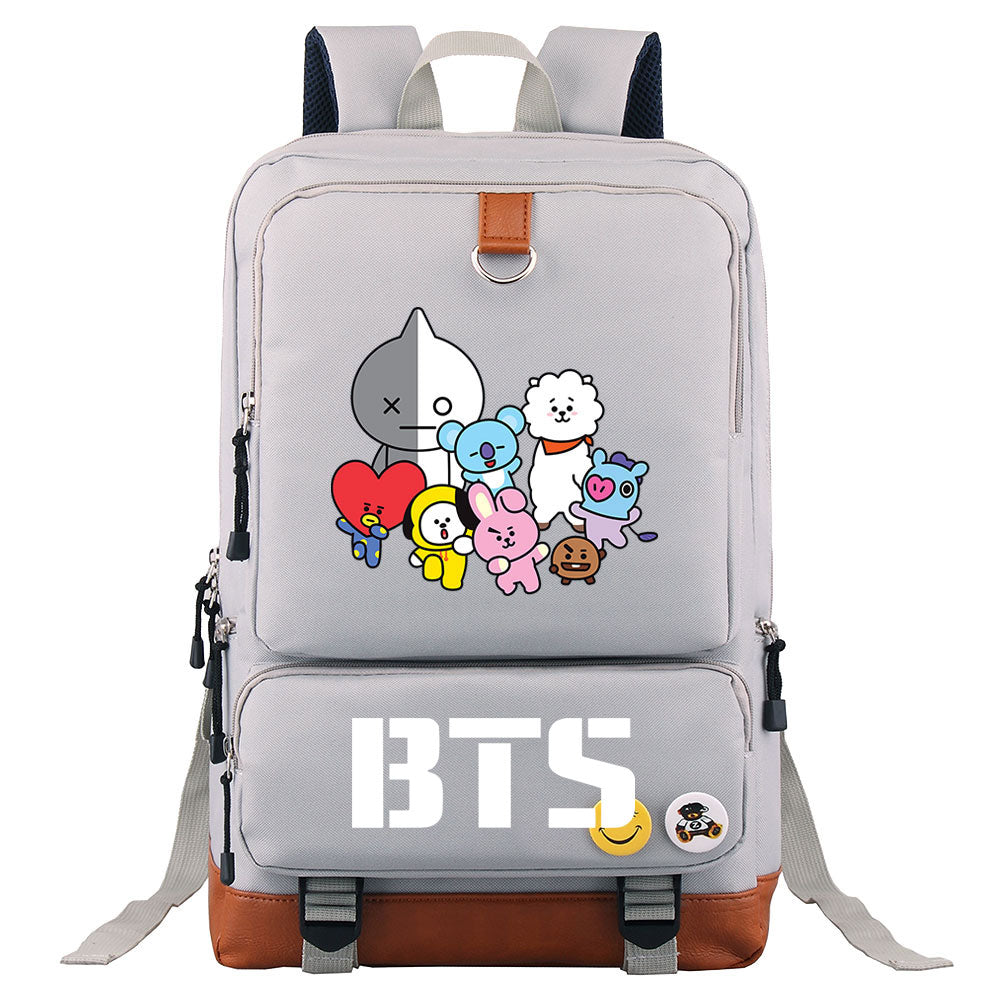 BTS Proof Backpack NoteBook Laptop School Bag