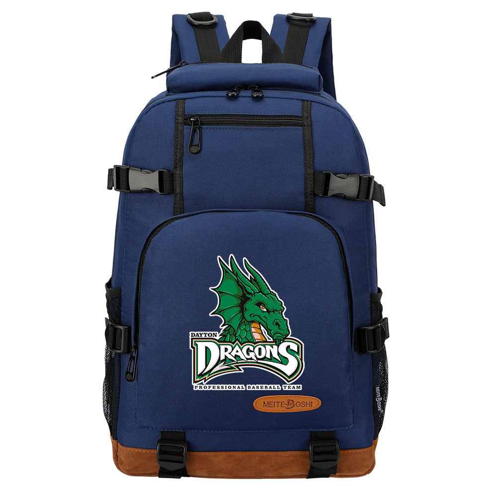 Dayton Dragons Waterproof Backpack School Notebook Travel Bag
