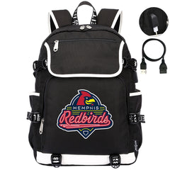 Memphis Redbirds Backpack School Notebook Travel Bags