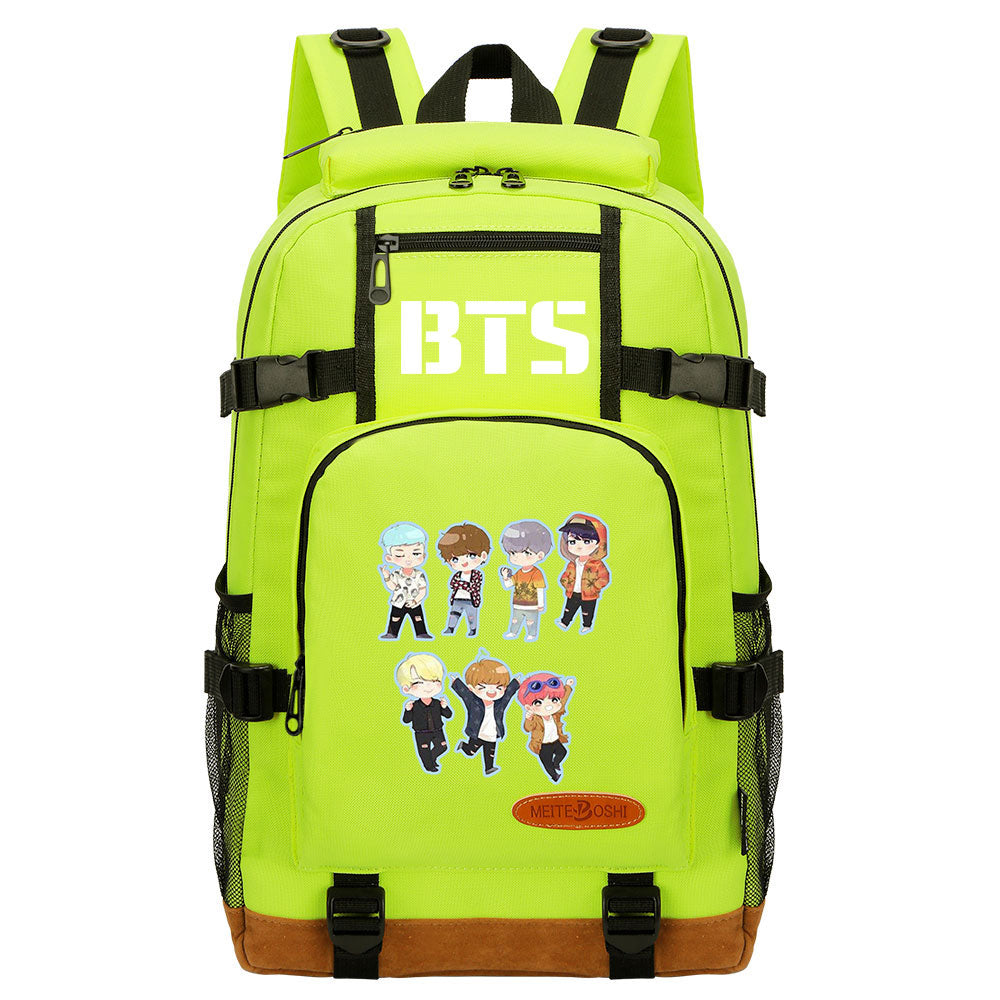 Kpop BTS Waterproof Backpack School Notebook Travel Bag