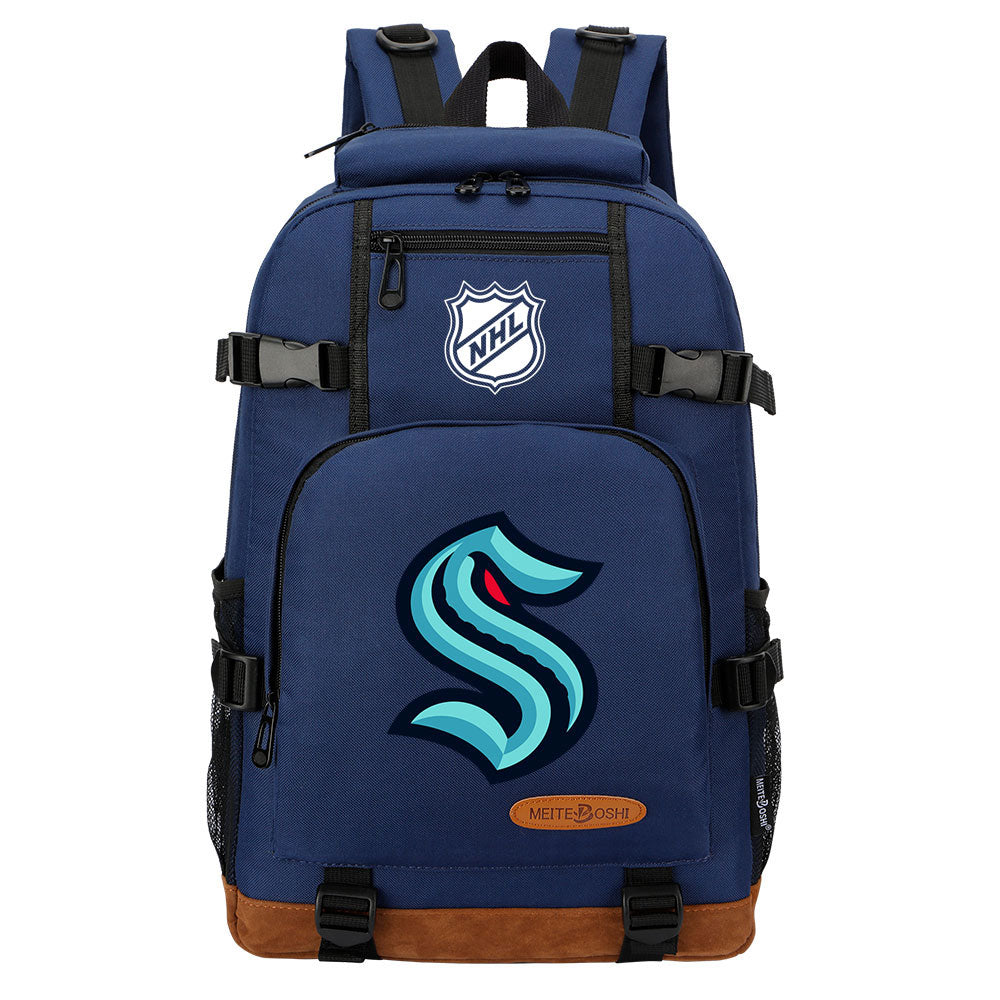 Seattle Kraken Hockey League  Waterproof Backpack School Notebook Travel Bag