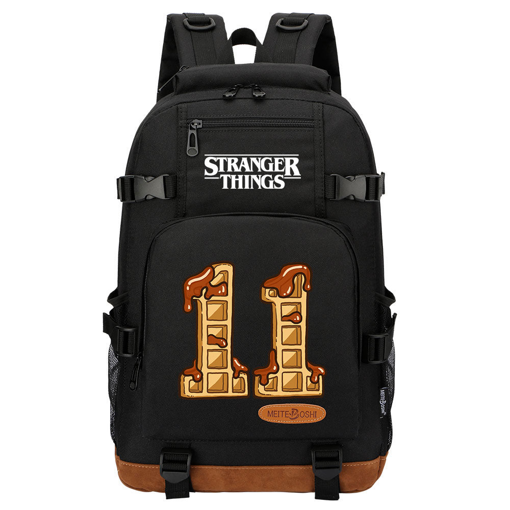 Strangers Things 11 Waterproof Backpack School Notebook Travel Bag