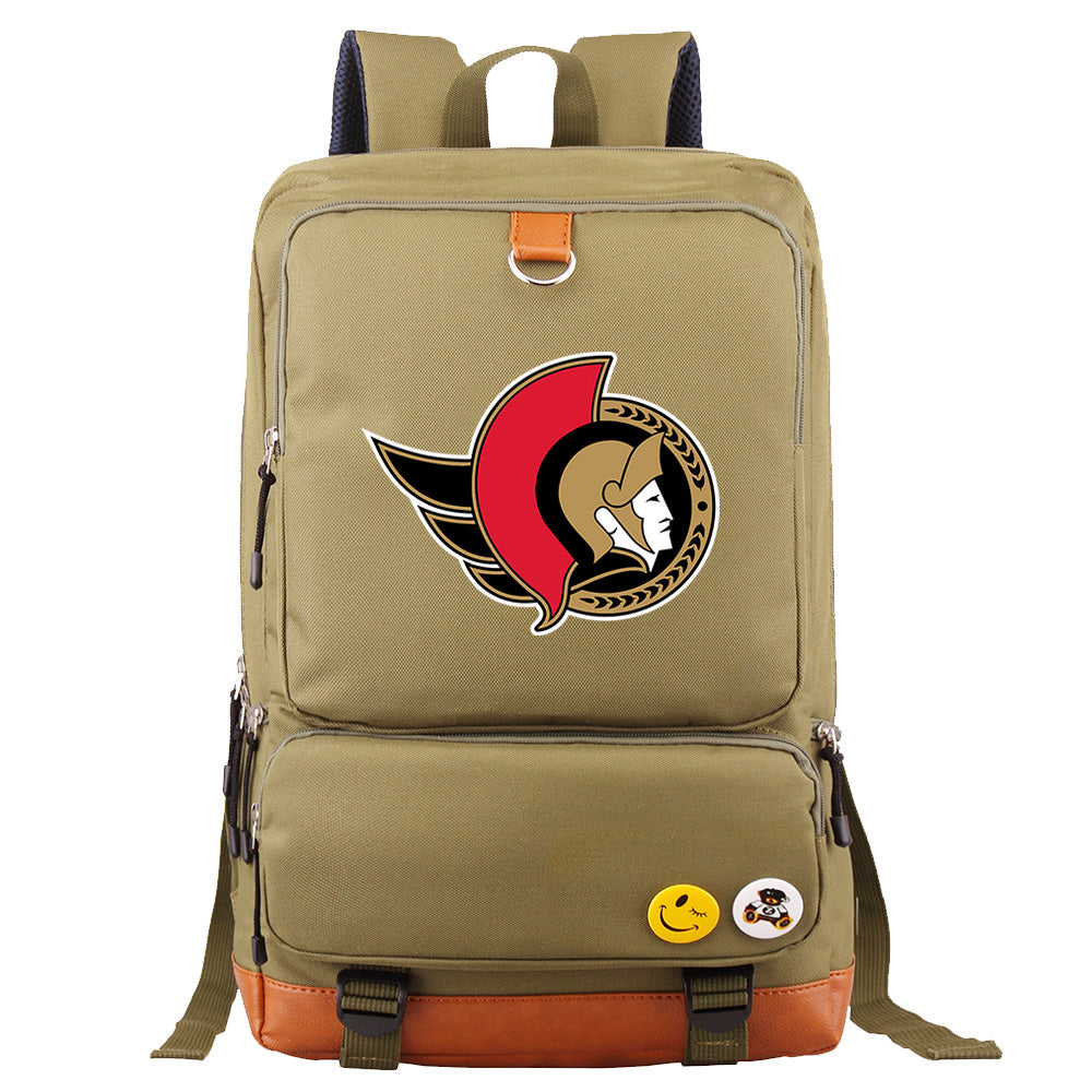 Ottawa Senators Hockey Team Proof Backpack NoteBook Laptop School Bag