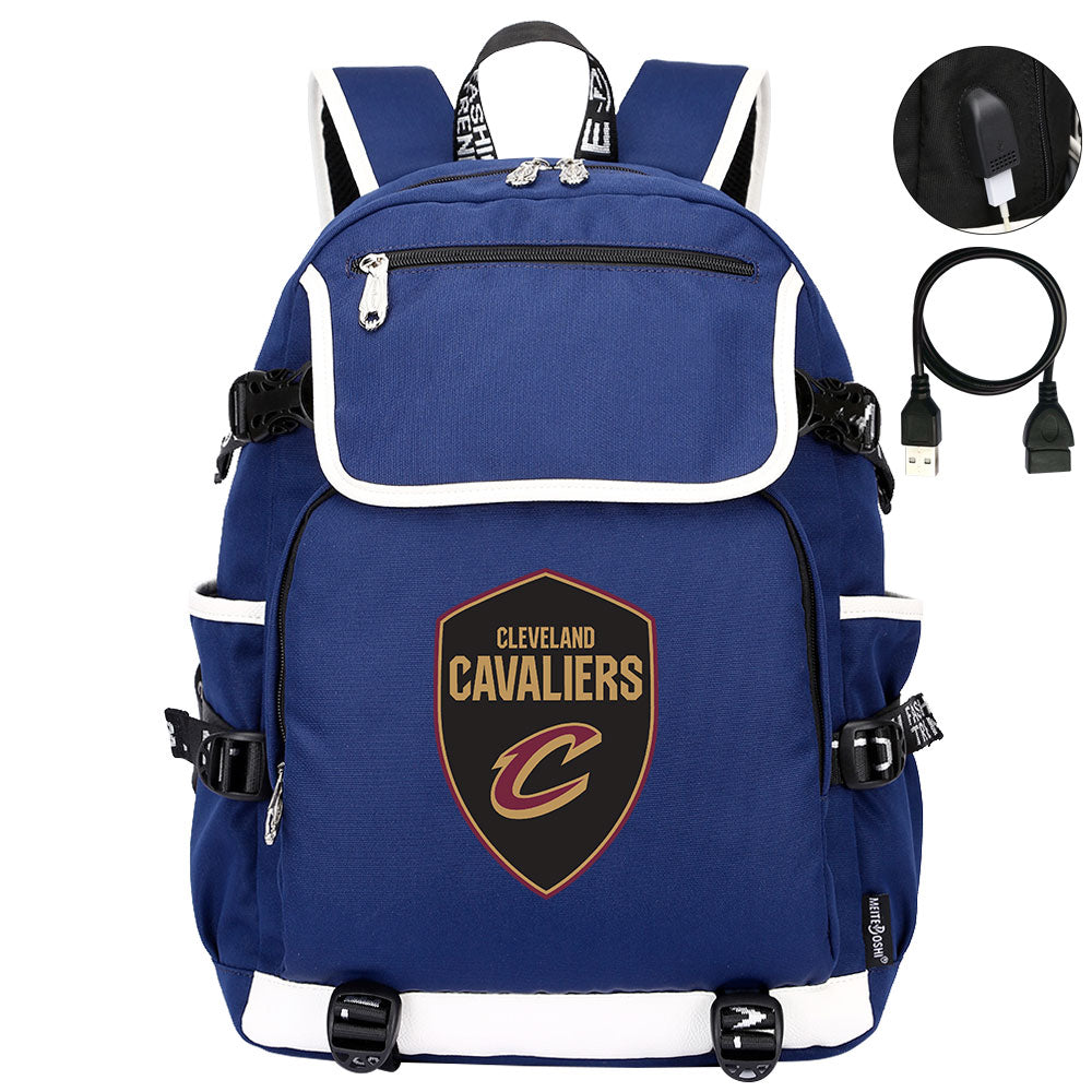 Cleveland Cavaliers Backpack School Notebook Travel Bags