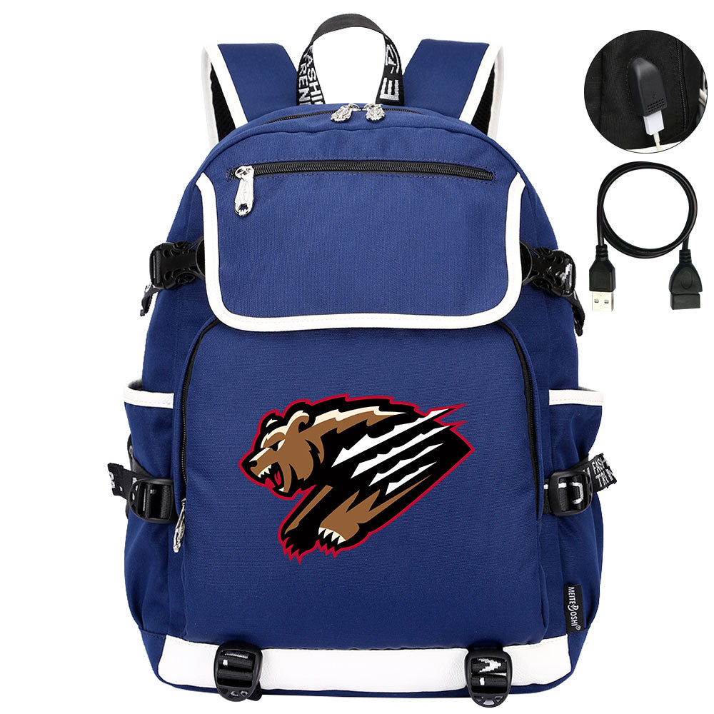 Montana Grizzlies Backpack School Notebook Travel Bags