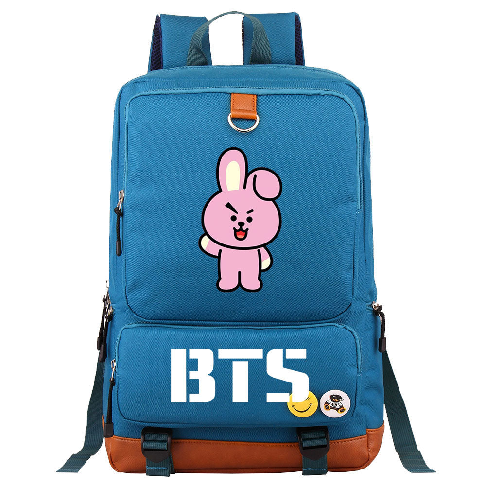 BTS Cooky Proof Backpack NoteBook Laptop School Bag