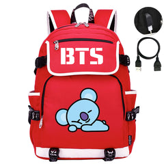 BTS Koya Backpack School Notebook Travel Bags