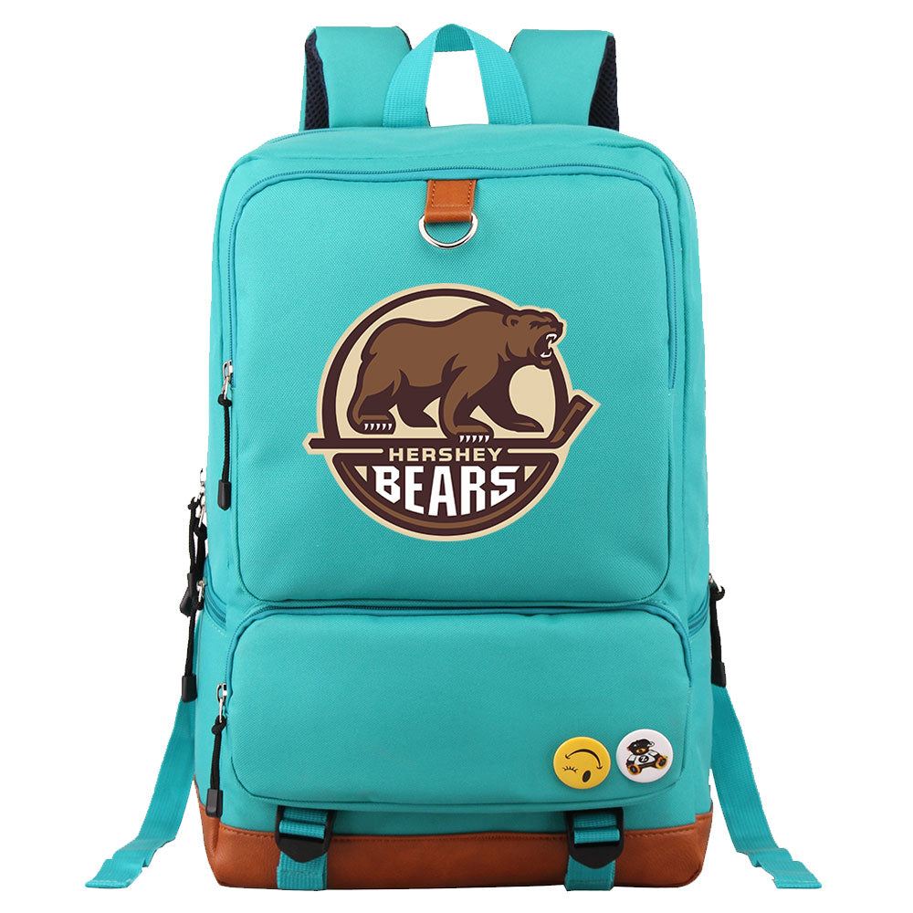 Hershy Bears Hockey Team Proof Backpack NoteBook Laptop School Bag