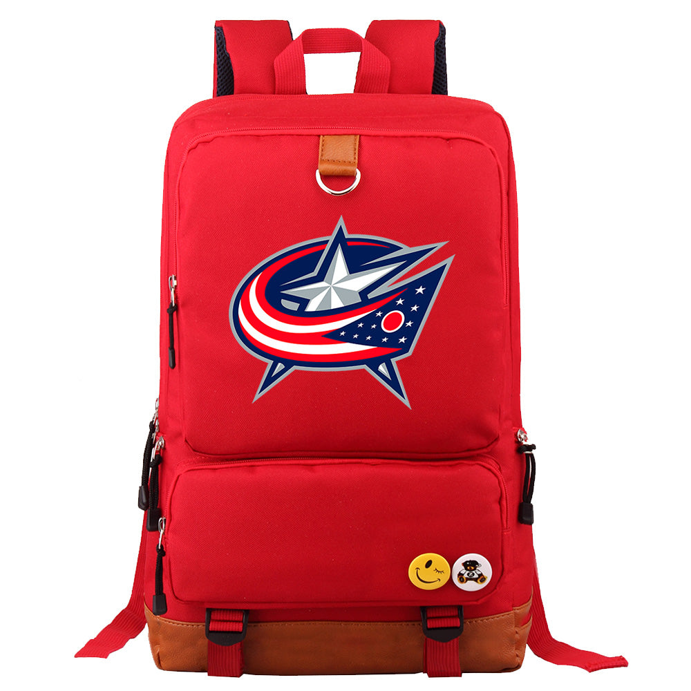 Columbus Blue Jackets Hockey Team Proof Backpack NoteBook Laptop School Bag