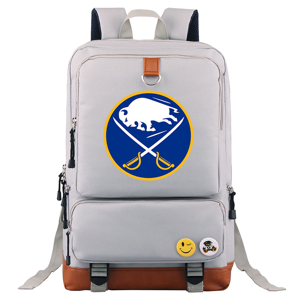 Buffalo Sabres Hockey Team Proof Backpack NoteBook Laptop School Bag