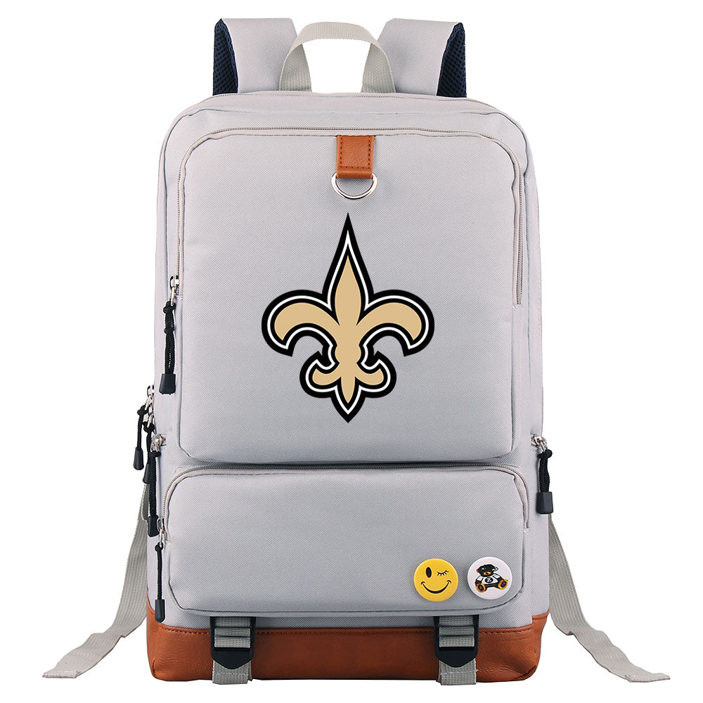 New Orleans Saints Football Team Rugby Proof Backpack NoteBook Laptop School Bag