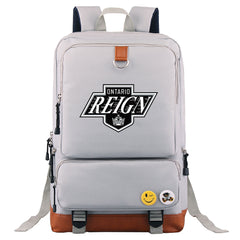 Ontario Reign Hockey Team Proof Backpack NoteBook Laptop School Bag