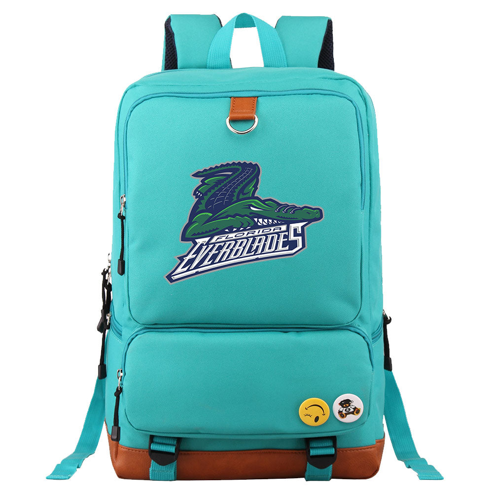 Florida Everblades Hockey Team Proof Backpack NoteBook Laptop School Bag