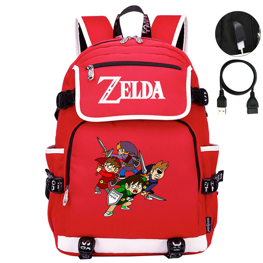 Zelda Backpack School Notebook Travel Bags