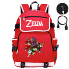 Zelda Backpack School Notebook Travel Bags