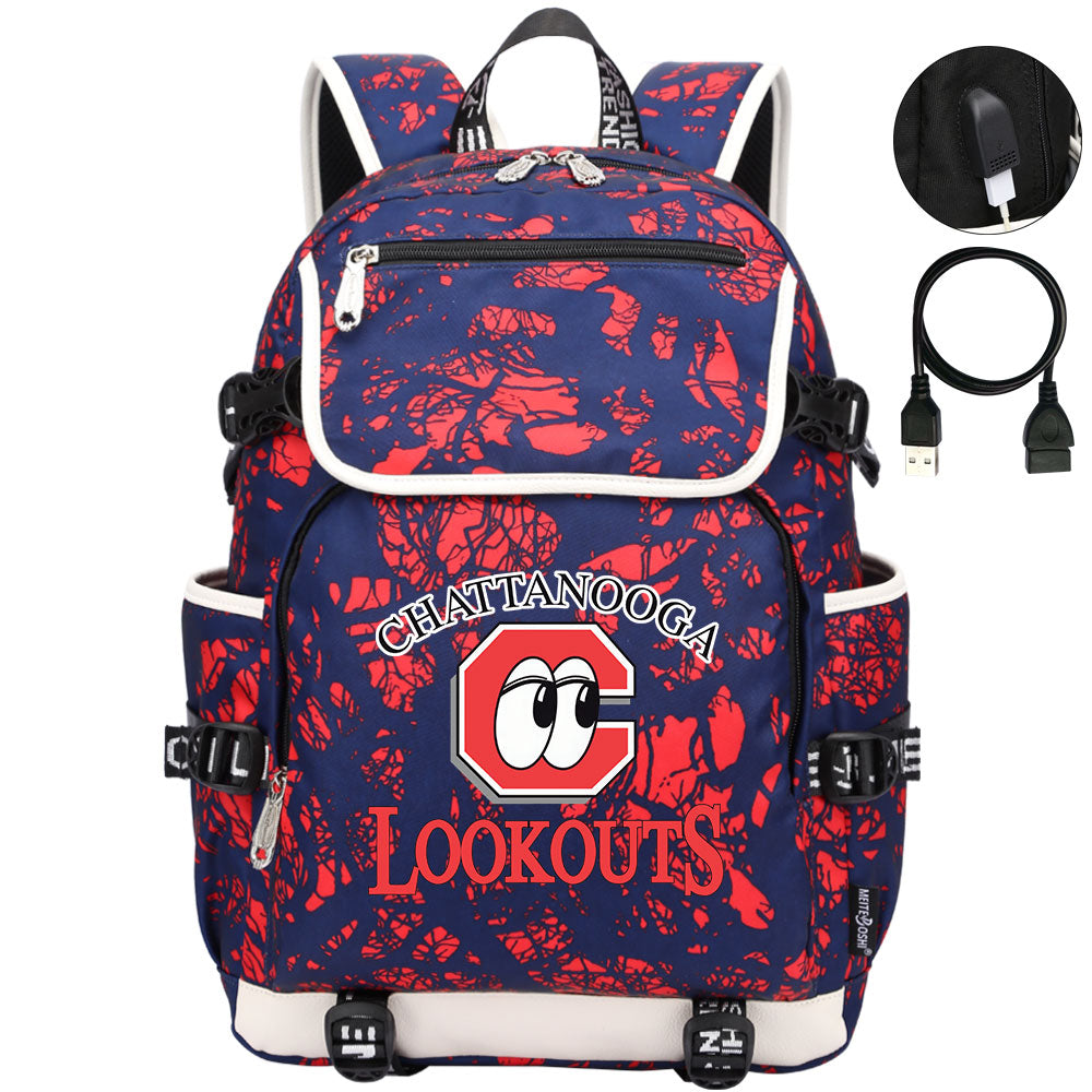 Chattanooga Lookouts Backpack School Notebook Travel Bags