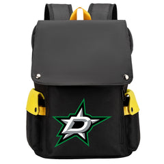 Dallas Stars Hockey Team School Backpack Oxford Laptop Bag