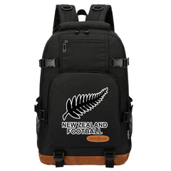 New Zealand Football Team Waterproof Backpack School Notebook Travel Bag