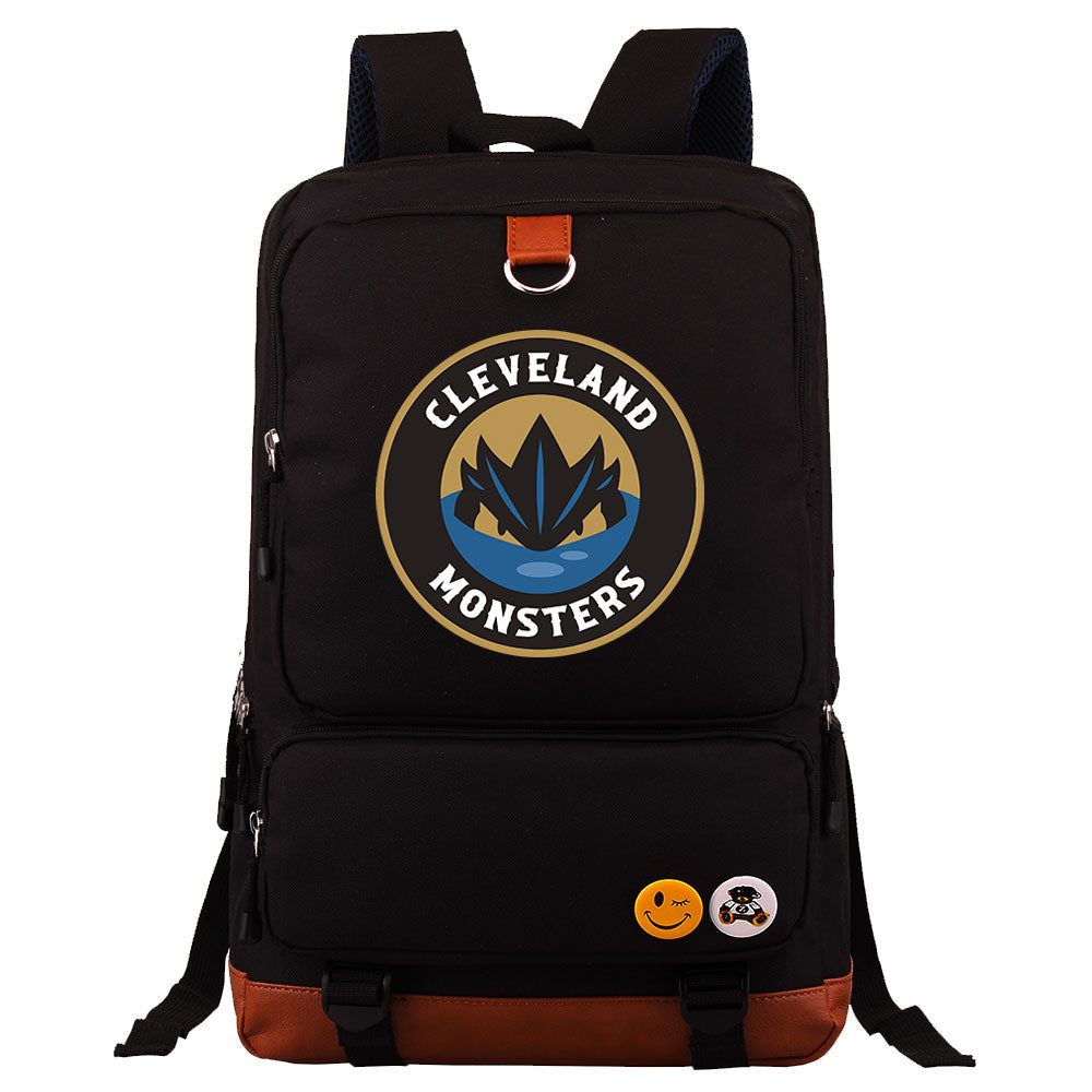 Cleveland Monsters Hockey Team Proof Backpack NoteBook Laptop School Bag