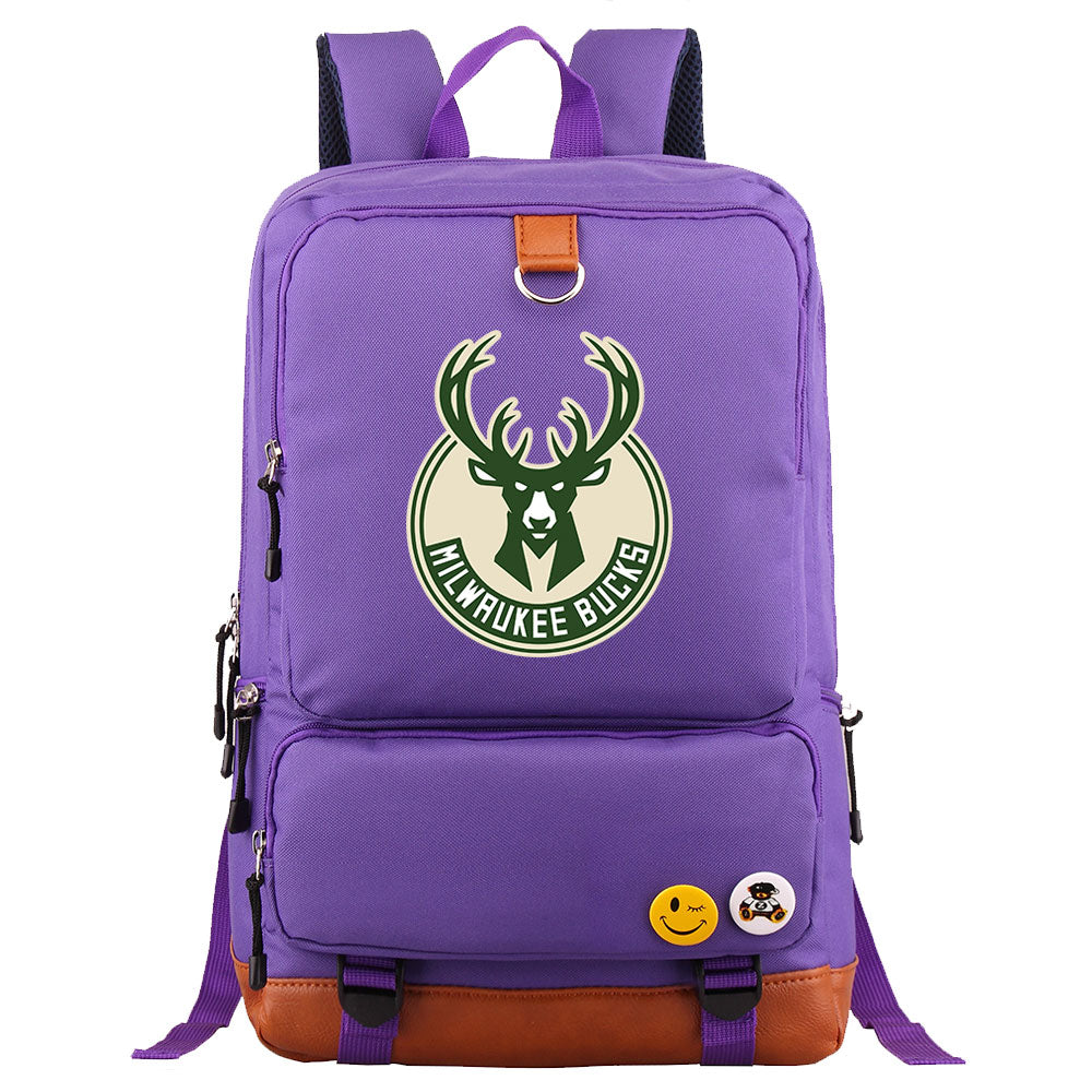 Milwaukee Bucks Water Proof Backpack NoteBook Laptop School Bag