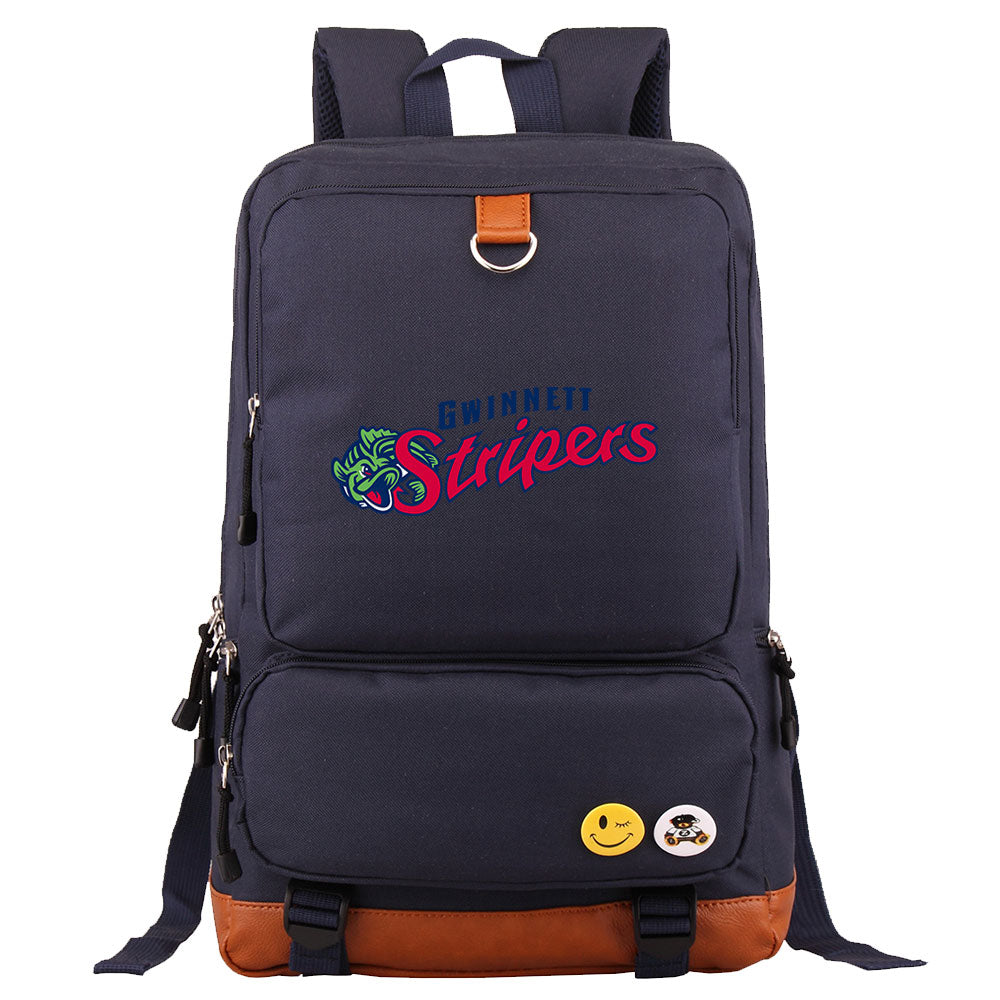 Gwinnett Stripers Water Proof Backpack NoteBook Laptop School Bag