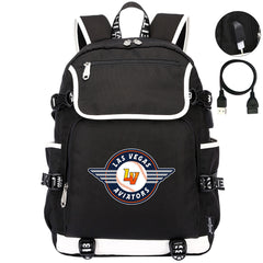 Las Vegas Aviators Backpack School Notebook Travel Bags