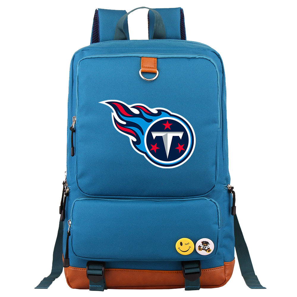 Tennessee Titans Football Team Rugby Proof Backpack NoteBook Laptop School Bag
