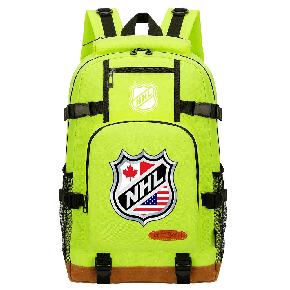 Hockey Team Waterproof Backpack School Notebook Travel Bag