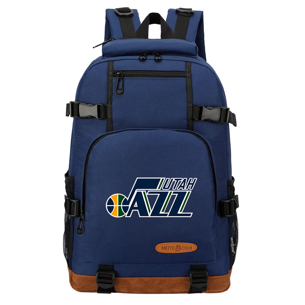 Utah Jazz Waterproof Backpack School Notebook Travel Bag