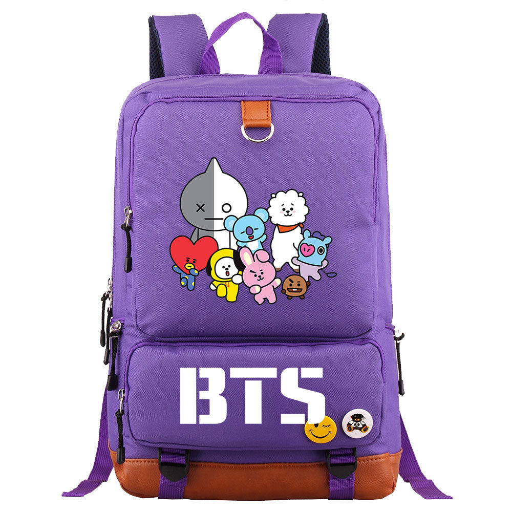BTS Proof Backpack NoteBook Laptop School Bag