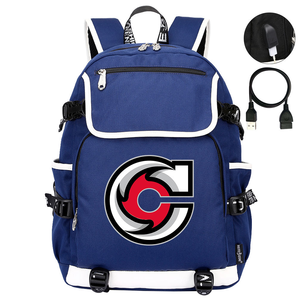 Cincinnati Cyclones Hockey League Backpack School Notebook Travel Bag