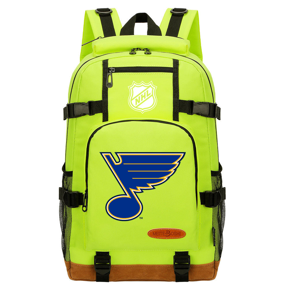 St Louis Blues Hockey League Waterproof Backpack School Notebook Travel Bag