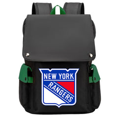 New York Rangers Hockey Team School Backpack Oxford Laptop Bag
