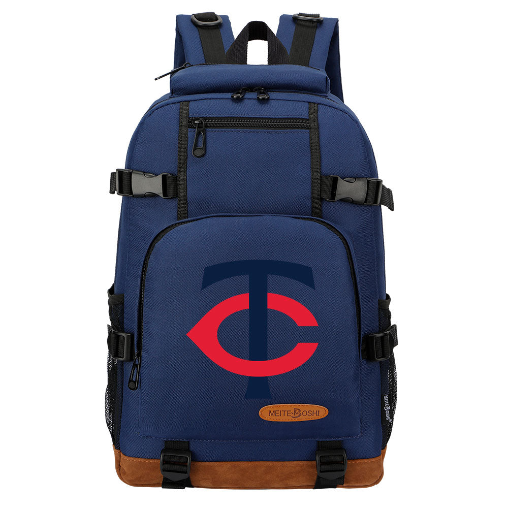 Minnesota Twins Waterproof Backpack School Notebook Travel Bag