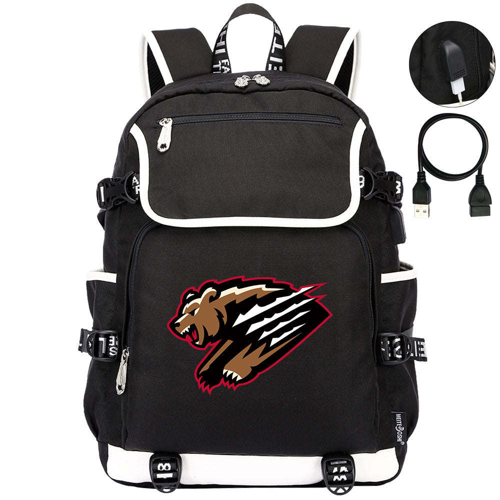 Montana Grizzlies Backpack School Notebook Travel Bags