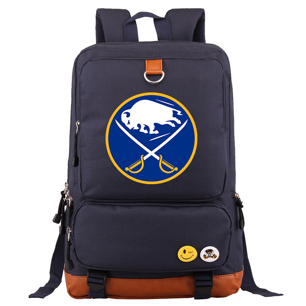 Buffalo Sabres Hockey Team Proof Backpack NoteBook Laptop School Bag