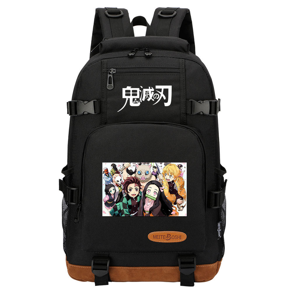 Demon Slayer Kimetsu No Yaiba Waterproof Backpack School Notebook Travel Bag