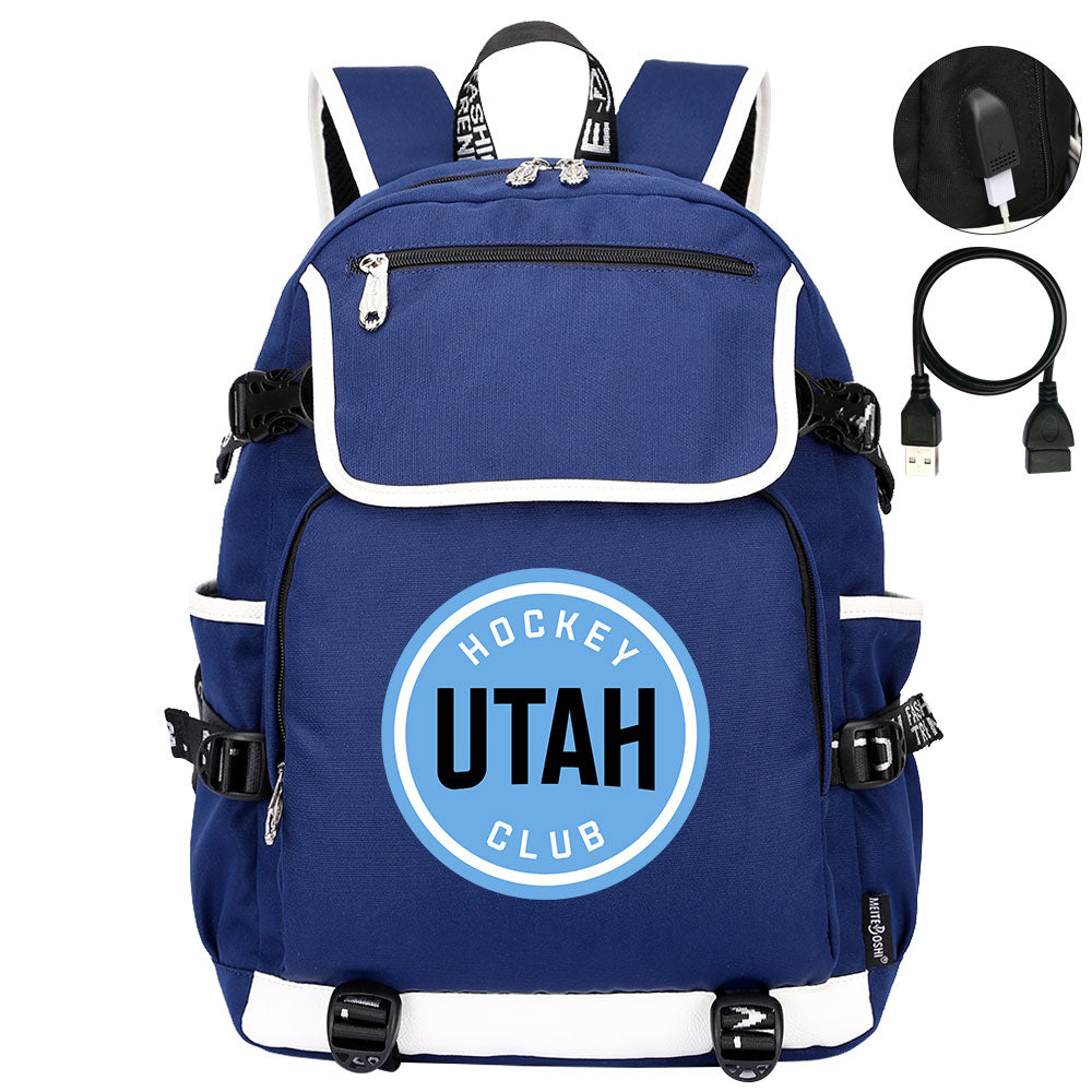 Utah Hockey Club Backpack School Notebook Travel Bag