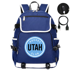 Utah Hockey Club Backpack School Notebook Travel Bag